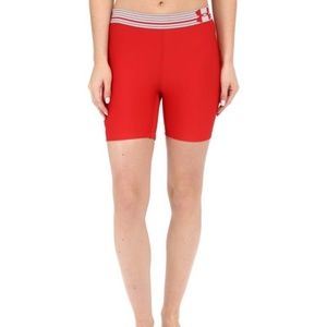 Under armour red shorts size small
